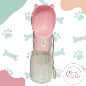 Botella dispenser orejas con boton click 360 ML