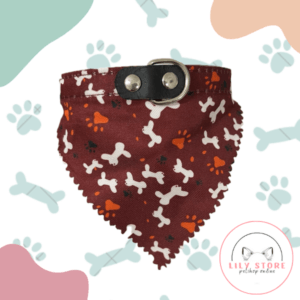 Collar con pañuelo estampado