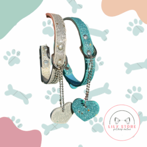 Collar brillos corazón