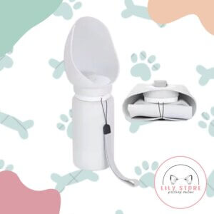 Botella de silicona plegable